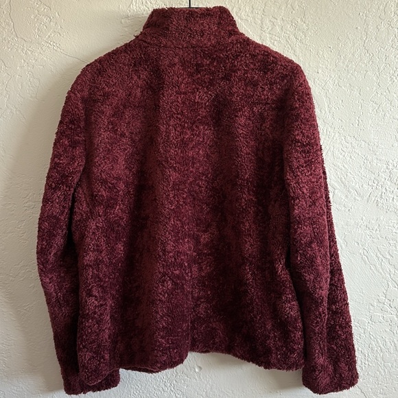 Pendleton Cozy Warm Fuzzy zip front ladies XL jacket coat - Picture 10 of 10